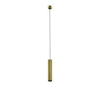 Светильник подвесной Focus LED P072PL-L12W4K-BS Maytoni латунь на 1 лампу, основание латунь в стиле современный 