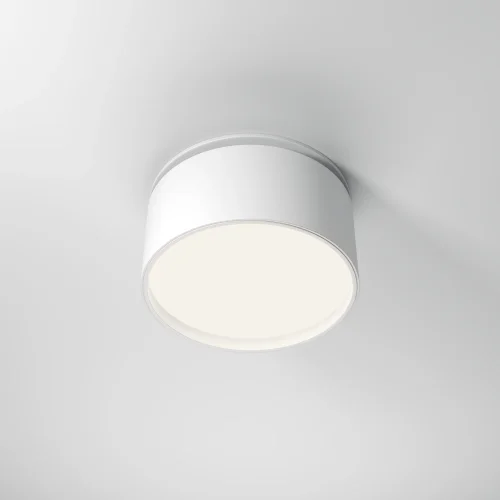 Светильник точечный LED Onda DL024-12W4K-W Maytoni белый 1 лампа, основание белое в стиле современный хай-тек круглый фото 4