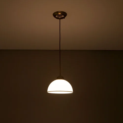 Светильник подвесной Адриана CL405113 Citilux белый 1 лампа, основание бронзовое в стиле классический  фото 5