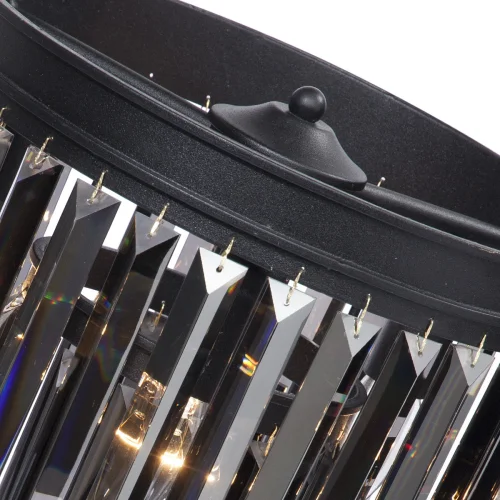 Настольная лампа V5155-1/3L Vitaluce чёрная серая 3 лампы, основание чёрное металл в стиле классический современный  фото 2