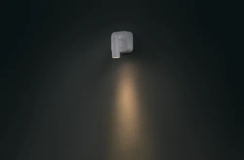 Бра с выключателем LED Mirax C039WL-L3W3K Maytoni белый на 1 лампа, основание белое в стиле хай-тек  фото 4