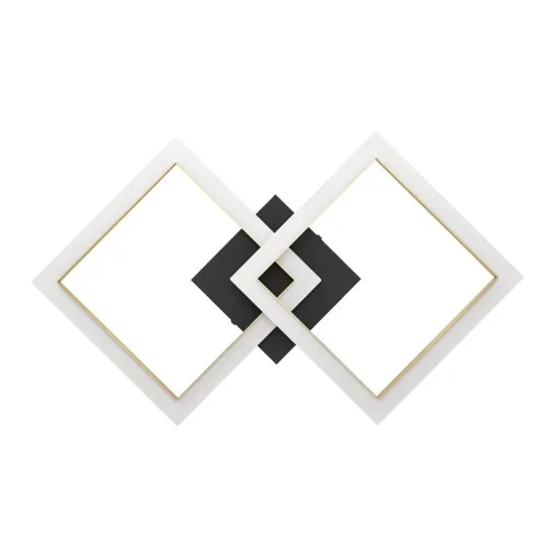 Светильник потолочный LED Calliera 901225 Eglo чёрный матовый латунь на 1 лампу, основание чёрное матовое латунь в стиле современный хай-тек фото 2