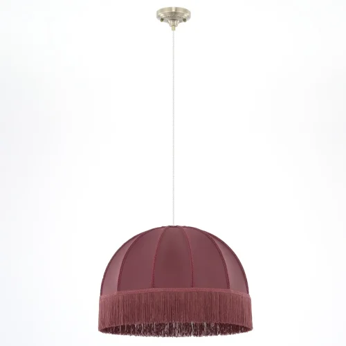 Светильник подвесной Базель CL407033 Citilux красный бордовый 1 лампа, основание бронзовое в стиле классический кантри  фото 3