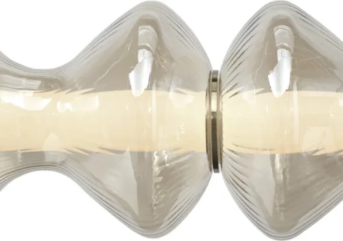Светильник подвесной LED Spine SL6136.223.01 ST-Luce янтарный на 1 лампу, основание золотое в стиле современный линейный фото 2