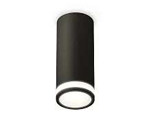 Светильник накладной Techno spot XS7443012 Ambrella light чёрный 1 лампа, основание чёрное в стиле хай-тек модерн круглый