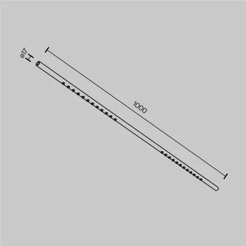 Светильник для штанговой системы освещения LED Axity C101CL-L1000-24W3K-BS Maytoni латунь для шинопроводов серии Axity латунь фото 6