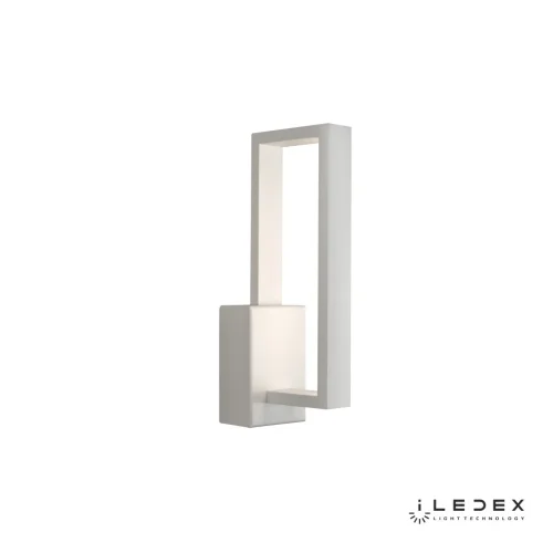 Бра LED Edge X050106 WH iLedex белый на 1 лампа, основание белое в стиле современный хай-тек  фото 3