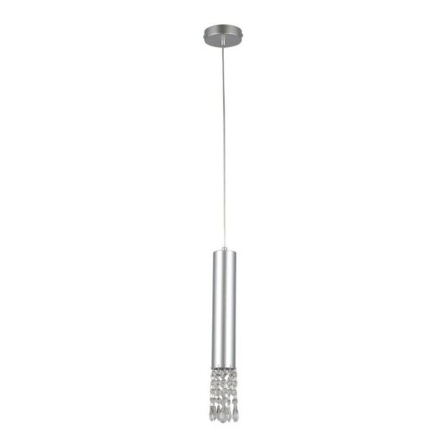Светильник подвесной Merger 2921-1P Favourite прозрачный серебряный 1 лампа, основание серебряное в стиле современный 