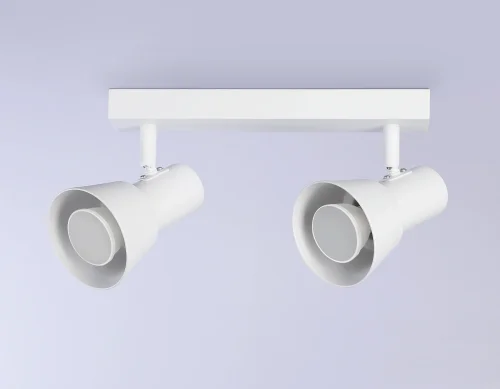 Спот с 2 лампами TA13115 Ambrella light белый GU10 в стиле хай-тек современный  фото 4