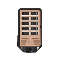 Парковый светильник LED Avior A9050AL-1BK Arte Lamp уличный IP65 чёрный на 1 лампу, плафон чёрный в стиле современный LED