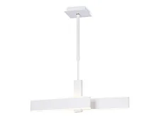 Светильник подвесной LED FA6666 Ambrella light белый 1 лампа, основание белое в стиле современный хай-тек 