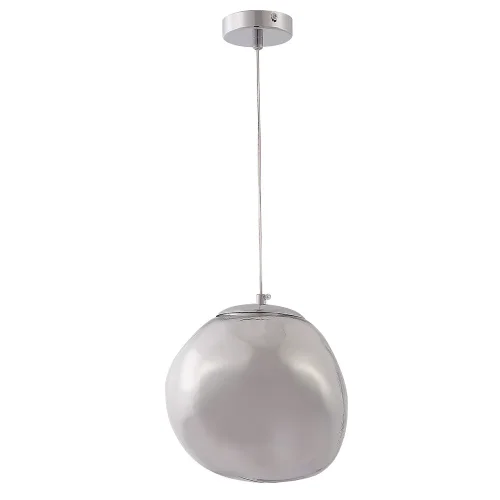 Светильник подвесной MALAGA SP1 D200 CHROME Crystal Lux серый хром 1 лампа, основание хром в стиле современный  фото 3