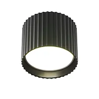 Светильник накладной Calipso C106CL-GX53-B Maytoni чёрный на 1 лампу, основание чёрное в стиле современный хай-тек круглый