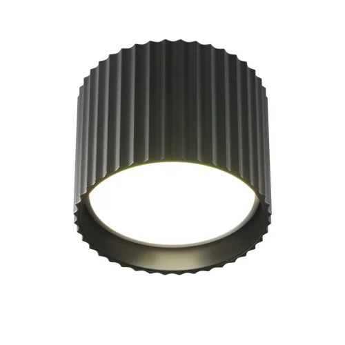 Светильник накладной Calipso C106CL-GX53-B Maytoni чёрный на 1 лампу, основание чёрное в стиле современный хай-тек круглый