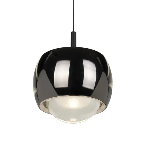 Светильник подвесной LED Roller 8407 Mantra хром 1 лампа, основание чёрное в стиле хай-тек современный  фото 2