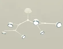 Светильник потолочный XB9055151 Ambrella light белый 6 ламп, основание белое в стиле современный хай-тек 