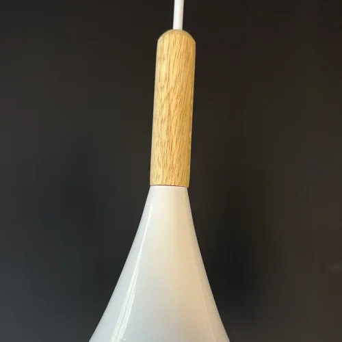 Светильник подвесной Dairy 74576-22 ImperiumLoft белый 1 лампа, основание белое в стиле лофт  фото 7