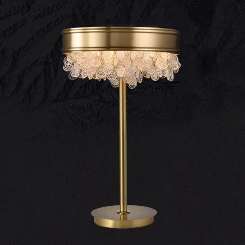 Настольная лампа VERONA TAB B 212706-23 ImperiumLoft прозрачная на 4 лампы, основание латунь металл в стиле современный фото 2