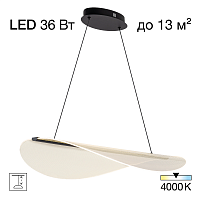 Светильник подвесной LED с пультом Skatt CL213131 Citilux прозрачный на 1 лампу, основание чёрное в стиле современный хай-тек с пультом