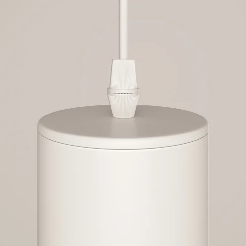 Светильник подвесной Focus P075PL-01W Maytoni белый на 1 лампу, основание белое в стиле современный хай-тек трубочки фото 2 Светильник подвесной Focus P075PL-01W Maytoni белый на 1 лампу, основание белое в стиле современный хай-тек трубочки фото 2