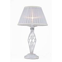 Настольная лампа Grace ARM247-00-G Maytoni белая 1 лампа, основание бежевое металл в стиле классический 