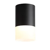 Светильник накладной LED ST100 ST100.402.05 ST-Luce белый 1 лампа, основание чёрное в стиле хай-тек 