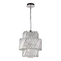 Светильник подвесной Ritz SL6138.303.04 ST-Luce прозрачный на 4 лампы, основание латунь в стиле классический 