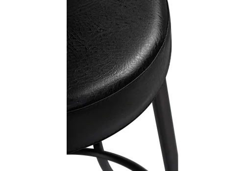 Барный стул Satearant черный полимер / темный мусс 453999 Woodville, чёрный/искусственная кожа, ножки/металл/чёрный, размеры - ****345*460 фото 6