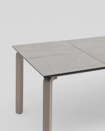 Стол обеденный Varden, раскладной, 180-240*90, керамика, темно-серый УТ000040849 Stool Group столешница серая из стекло фото 4