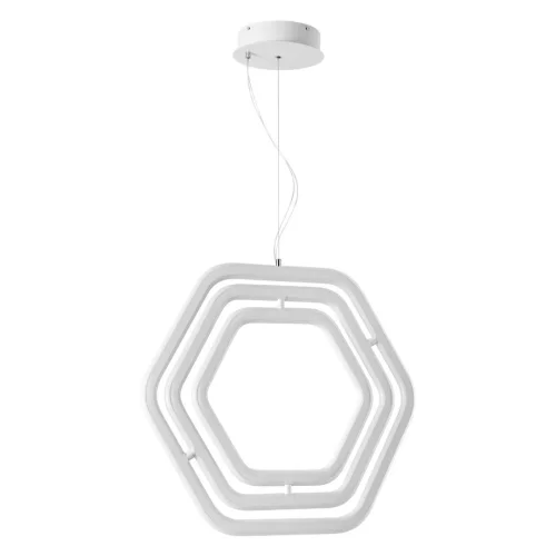 Светильник подвесной LED с пультом Ondo 359174 Novotech белый 1 лампа, основание белое в стиле хай-тек с пультом фото 3
