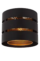 Светильник потолочный Rosas 21133/01/30 Lucide чёрный 1 лампа, основание чёрное в стиле лофт винтаж 
