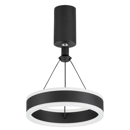Светильник подвесной LED Дуэт CL719011 Citilux чёрный 1 лампа, основание чёрное в стиле современный хай-тек  фото 5
