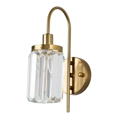 Бра Duke 2969-1W Favourite прозрачный на 2 лампы, основание золотое в стиле современный 