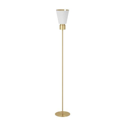 Светильник подвесной Aglientina 900378 Eglo белый 1 лампа, основание латунь в стиле современный 