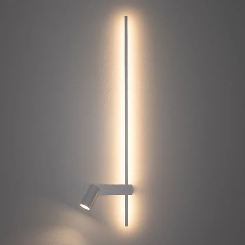 Бра с выключателем Easy Right 11580-NW Nowodvorski белый на 1 лампу, основание белое в стиле современный отражённый свет фото 2