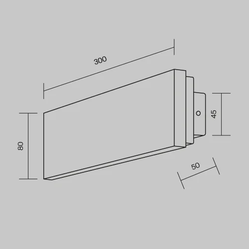 Бра LED Basic Texture MOD461WL-L8BGK Maytoni коричневый на 1 лампу, основание коричневое в стиле современный кантри фото 4