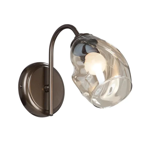 Бра V4929-7/1A Vitaluce янтарный на 1 лампу, основание бронзовое в стиле современный Бра V4929-7/1A Vitaluce янтарный на 1 лампу, основание бронзовое в стиле современный