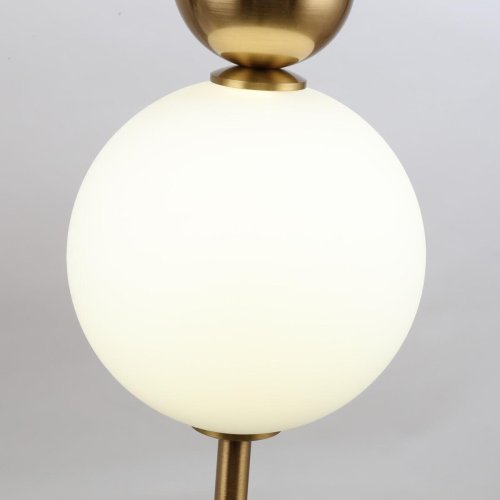 Бра LED Chantra 4088-1W F-promo белый на 1 лампа, основание латунь в стиле современный шар фото 4