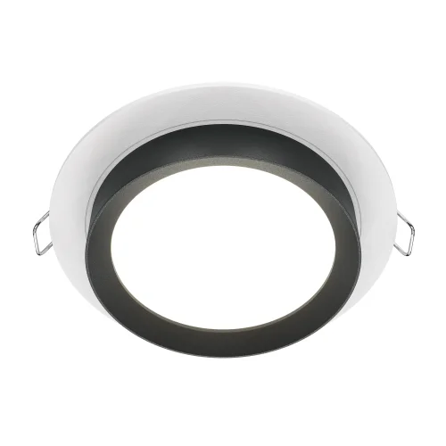 Светильник точечный Hoop DL086-GX53-RD-WB Maytoni белый чёрный 1 лампа, основание белое чёрное в стиле современный 