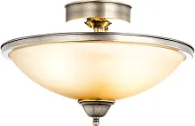 Светильник потолочный Sassari 6905-2D GLOBO жёлтый 2 лампы, основание античное бронза в стиле современный 