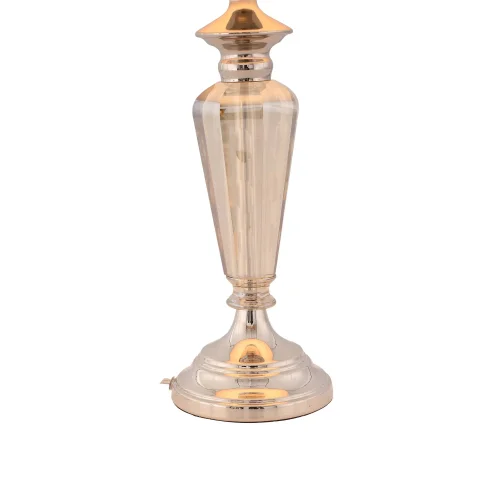 Настольная лампа Vezzo SL965.104.01 ST-Luce розовая на 1 лампу, основание хром металл в стиле классический фото 3