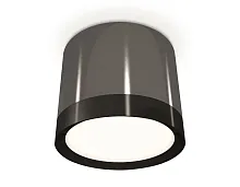 Светильник накладной XS8115001 Ambrella light чёрный 1 лампа, основание чёрное в стиле хай-тек круглый