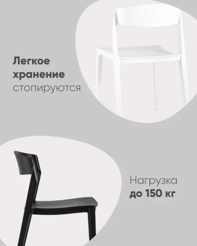 Стул Moris, пластик нежно-розовый УТ000039933 Stool Group, розовый/пластик, ножки/пластик/розовый, размеры - *775**** фото 5