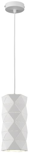 Светильник подвесной Delfo WE262.01.006 Wertmark белый 1 лампа, основание белое в стиле современный трубочки