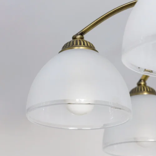 Люстра потолочная Франческа CL417173 Citilux белая на 75 ламп, основание бронзовое в стиле классический  фото 8