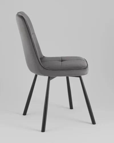 Стул Boun, вращающийся, велюр темно-серый УТ000041915 Stool Group, /, ножки//, размеры - ***** фото 2