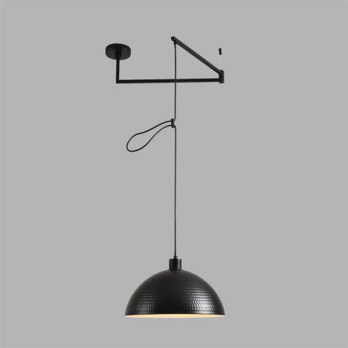 Светильник подвесной Armina 8321/1C Lumion чёрный на 1 лампу, основание чёрное в стиле лофт фото 5
