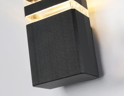 Настенный светильник ST2572 Ambrella light уличный IP54 чёрный 1 лампа, плафон чёрный в стиле хай-тек современный GU10 фото 3