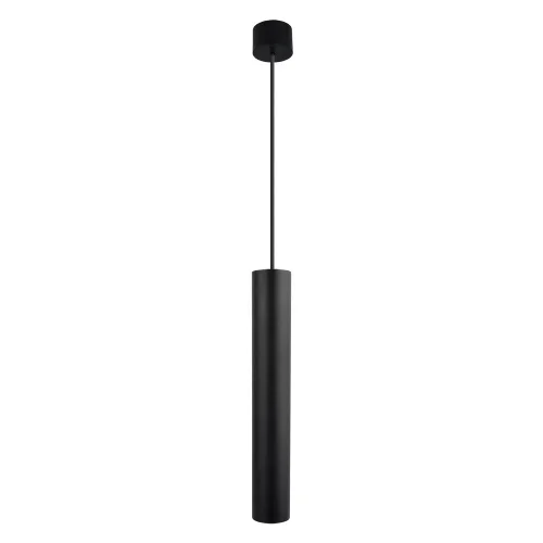 Светильник подвесной Ridget A1526SP-1BK Arte Lamp чёрный на 1 лампу, основание чёрное в стиле современный трубочки