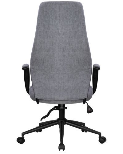 Офисное кресло для руководителей DOBRIN LOKI (серый (VRH230-03)) цвет сиденья серый (VRH230-03), цвет основания черный Dobrin, серый/текстиль, ножки/металл/, размеры - 1175*1260**** фото 5